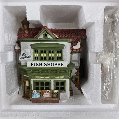 The Mermaid Fish Shoppe Dickens Village Department 56
