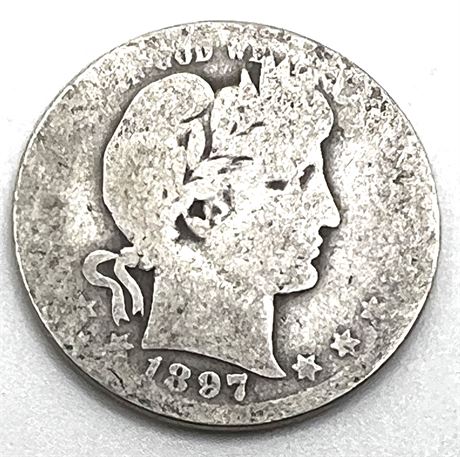 1897 O Silver Barber Half Dollar