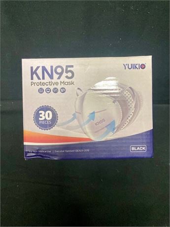 KN95 Protective Masks 30pc Black
