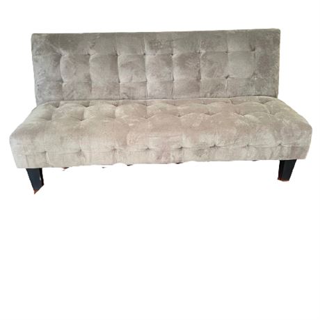 Tufted Chenille Convertible Sofa Daybed