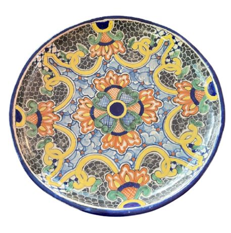 Artisan Crafted Glazed Plate Mexico