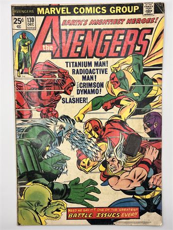 Marvel Avengers #130 Comic Book