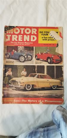Motor Trend Magazine December 1953