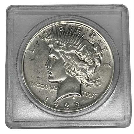 1923 US Peace Silver Dollar Coin