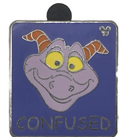 Disney - Collectible Trading Pin - Confused Figment