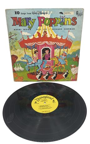 Vintage - Walt Disney’s “Mary Poppins” - Vinyl 33 RPM Record