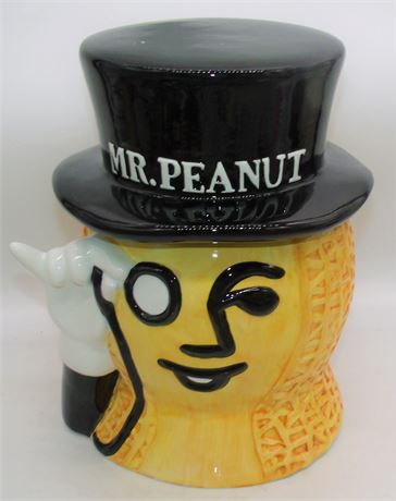 Mr Peanut Cookie Jar larger