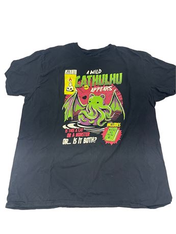 Cathulhu T-Shirt Black Matter XL
