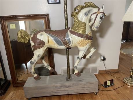 Vintage Carved Carousel Horse