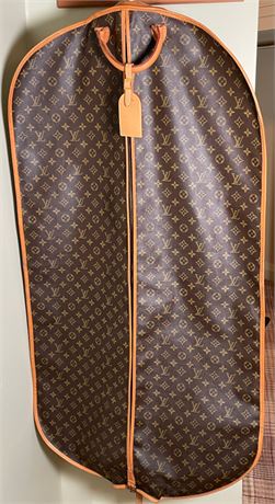 Louis Vuitton Leather Monogram Garment Bag