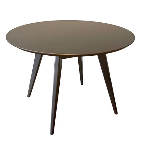 Knoll Jens Risom Black Stained Wood Dining Table