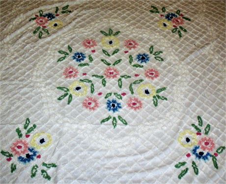Large Chenille Bedspread