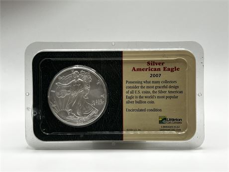 2007 Silver American Eagle Littleton